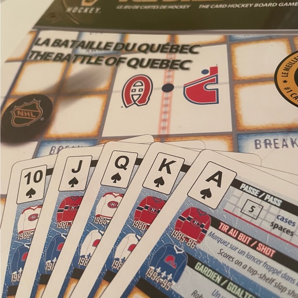 ICEBREAKER card hockey board game Limited edition bilingual Rare! New and Sealed - Picture 3 of 7